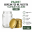 Pachet borcan 720 ml + capace TO 82 aurii - 12 buc